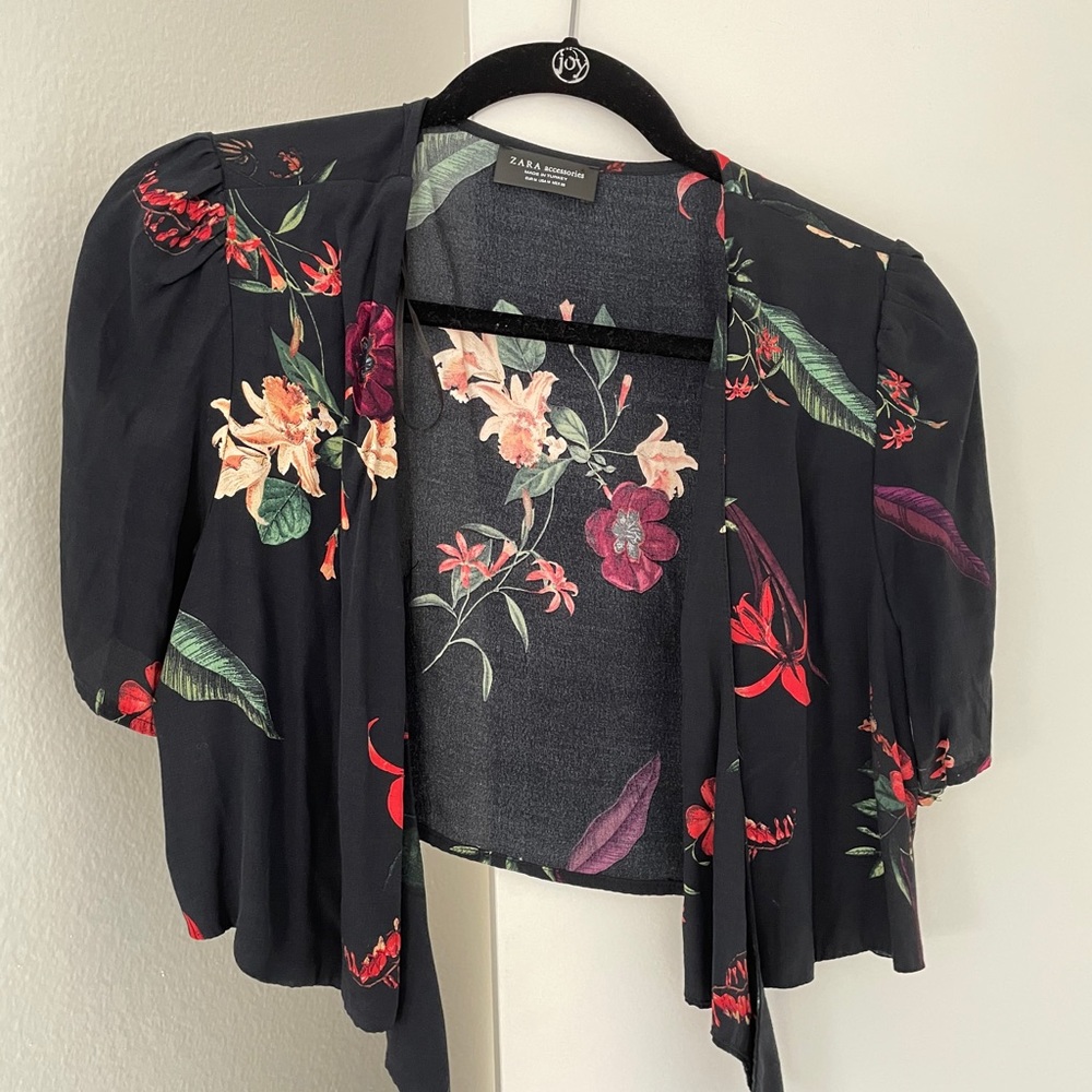 Zara Wrap top & shorts set
